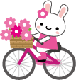 自転車うさぎ